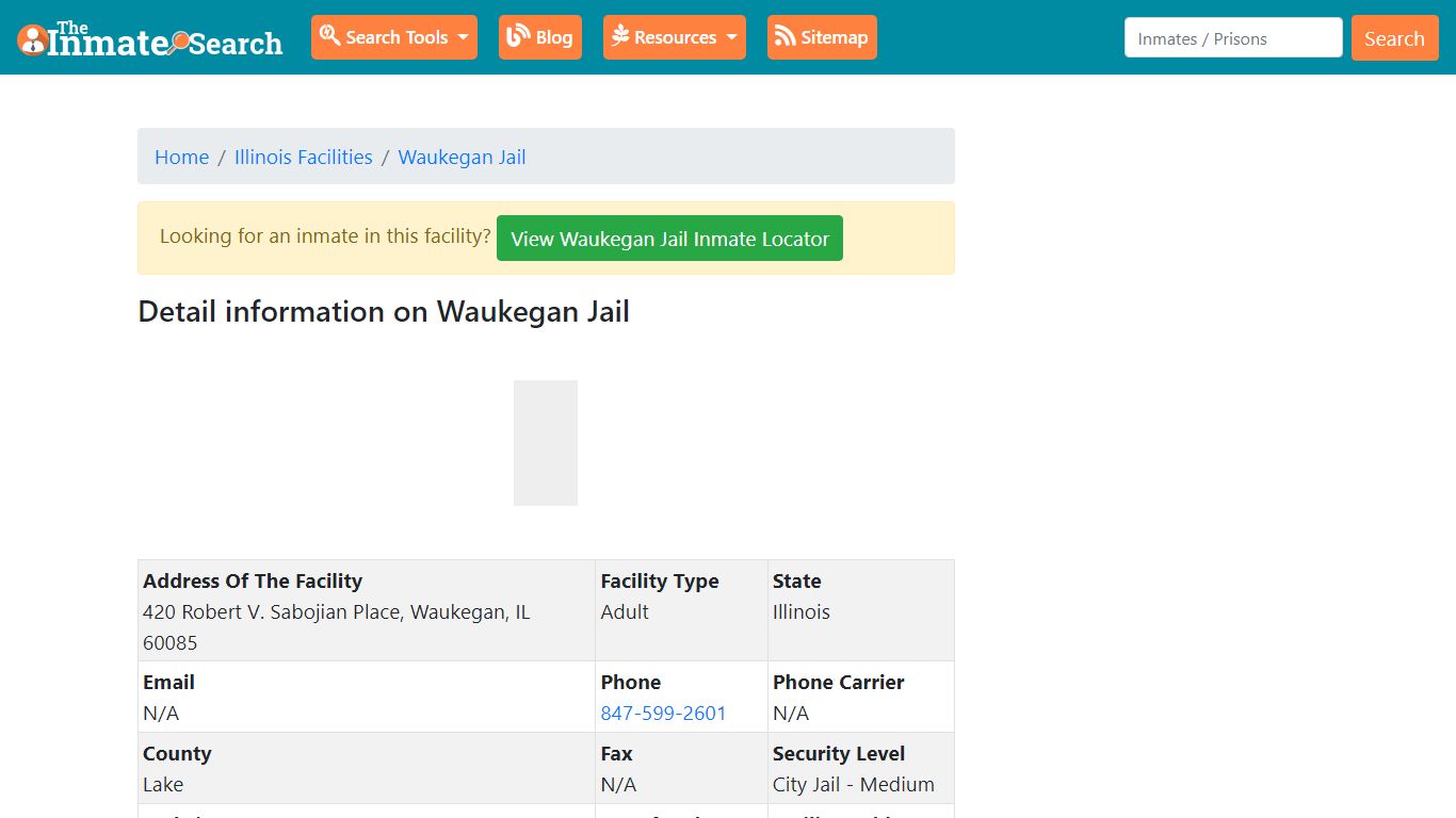 Information on Waukegan Jail - theinmatesearch.net